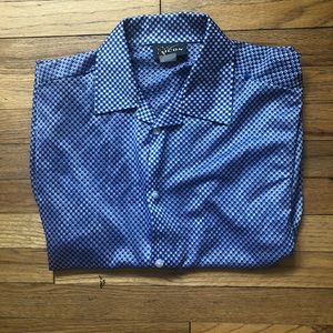 ⬇️35 Pop Icon Blue/White  Button Down XL